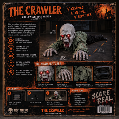The Zombie Crawler Decor